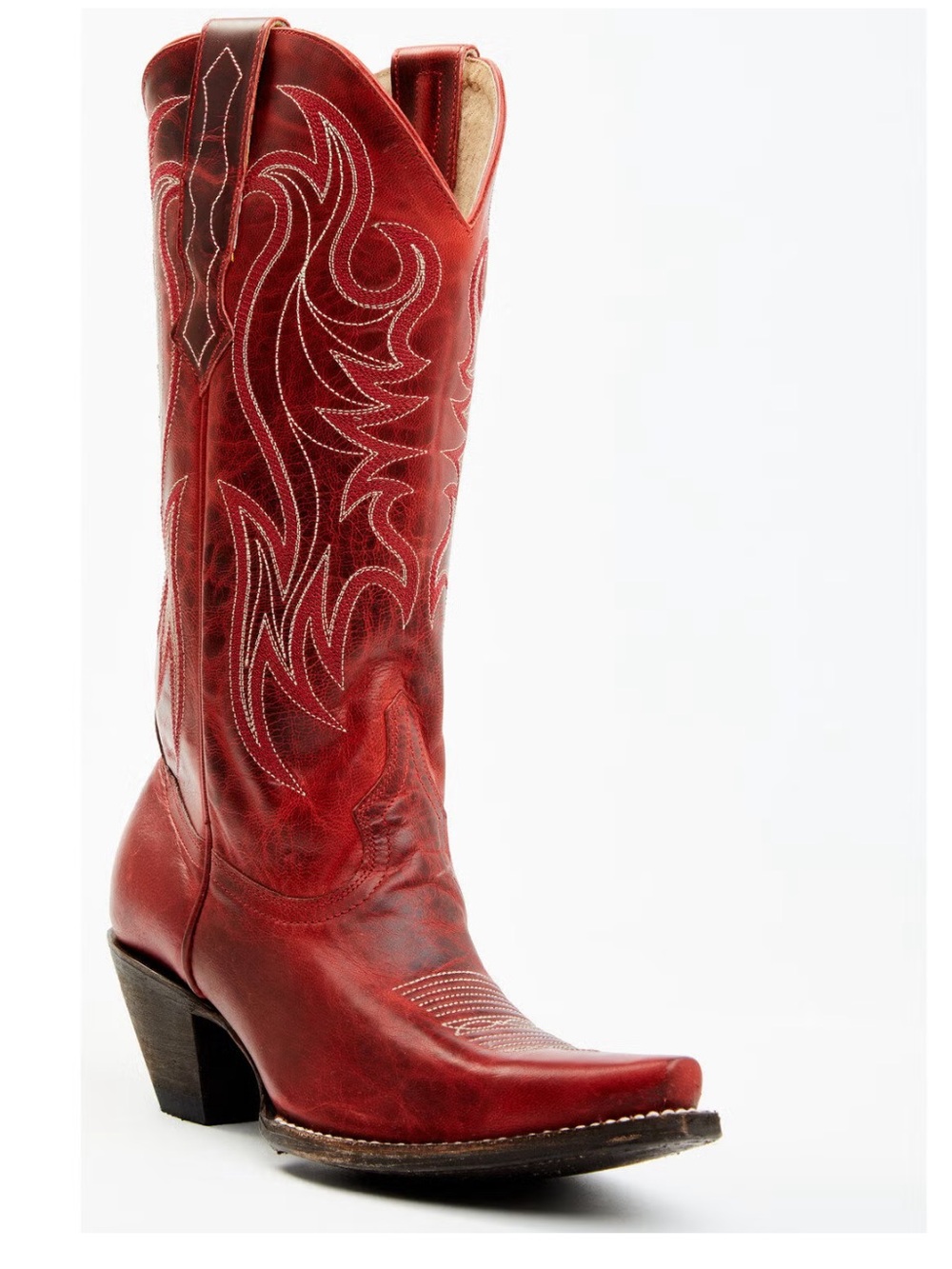 Idyllwind Red Leather Western Heeled Boots